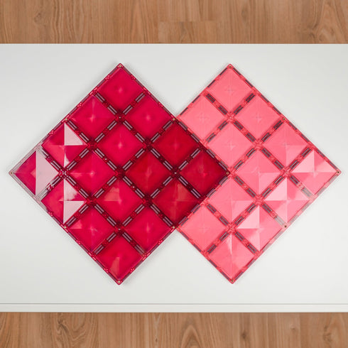CONNETIX - 2 Piece Pink & Berry Base Plate Pack